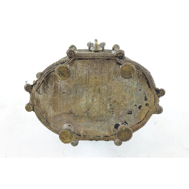 Antique Bronze Far East Covered Basket, late 19th century Antique bird basket Fully functional, great condition