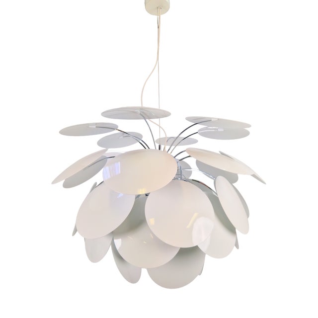 White Discocó Pendant Lamp by Christophe Mathieu for Marset, 2000s For Sale