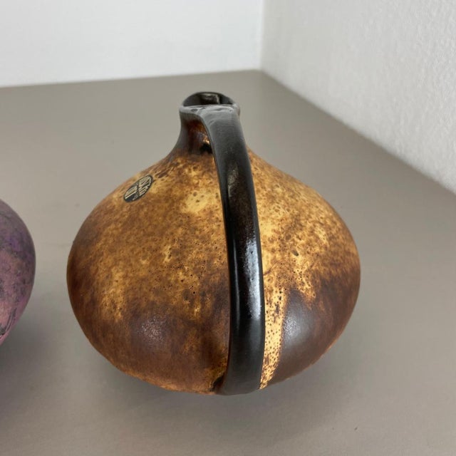 Pottery Vases 313 attributed to Kurt Tschörner Ruscha, Germany, 1970s, Set of 2 For Sale - Image 15 of 18