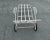 1950s 1950s White Wrought Iron Lounger For Sale - Image 5 of 6