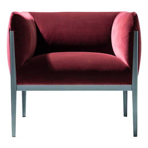 Aluminum and Fabric Cotone Armchair by Ronan & Erwan Bourroullec for Cassina For Sale