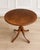 1990s Vintage MCM Bombay Company Round Mahogany Pedestal Accent Table For Sale - Image 5 of 6