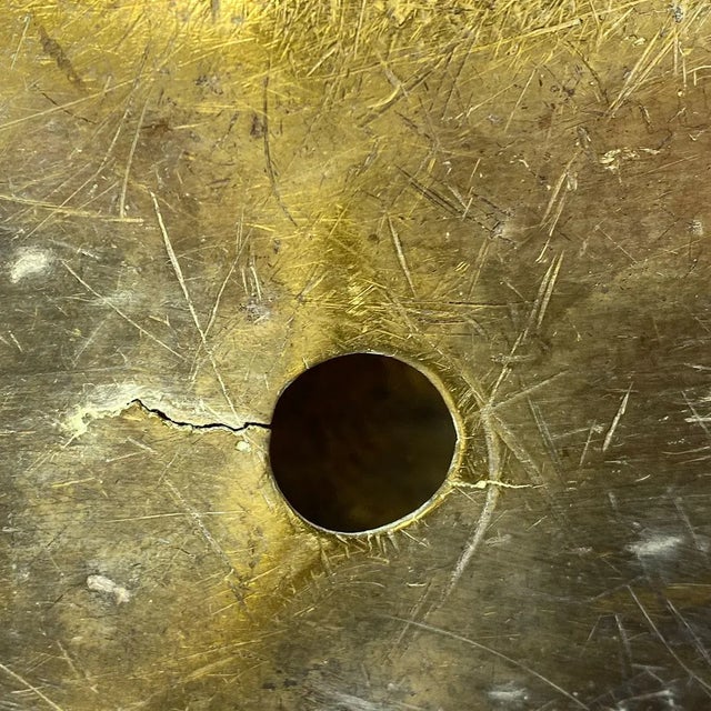 Brass South American Spanish Colonial Brass Horse Saddle Stirrup For Sale - Image 8 of 9