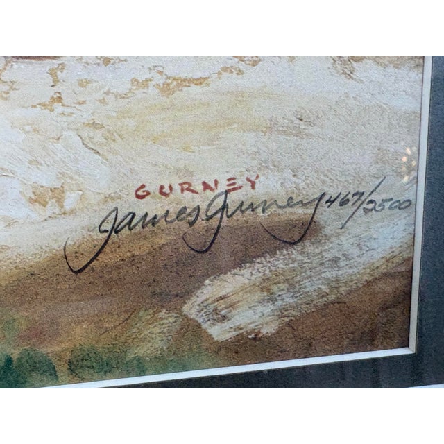 Paper 1990s James Gurney “Ring Riders” Signed & Numbered Limited Edition Print, Framed For Sale - Image 7 of 7