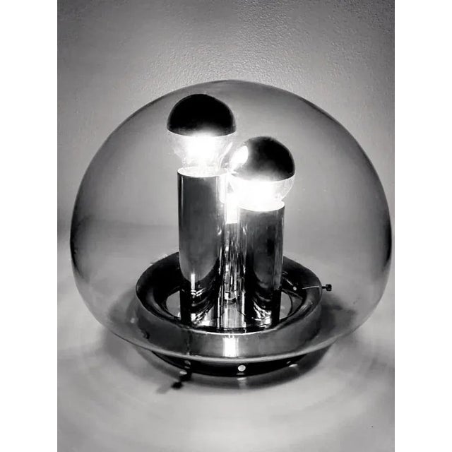 Space Age German Ball Table Lamp in the style of Doria-Werk, 1963 For Sale - Image 3 of 13
