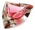 Multifaceted Triangular Ashtray or Catch-All in Pink Murano Glass attributed to Flavio Poli for Seguso, Italy, 1960s For Sale