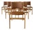 Model OD89 Dining Chairs in Oak and Italian Cognac Leatherby Erik Buch, Denmark, 1960s, Set of 8 For Sale