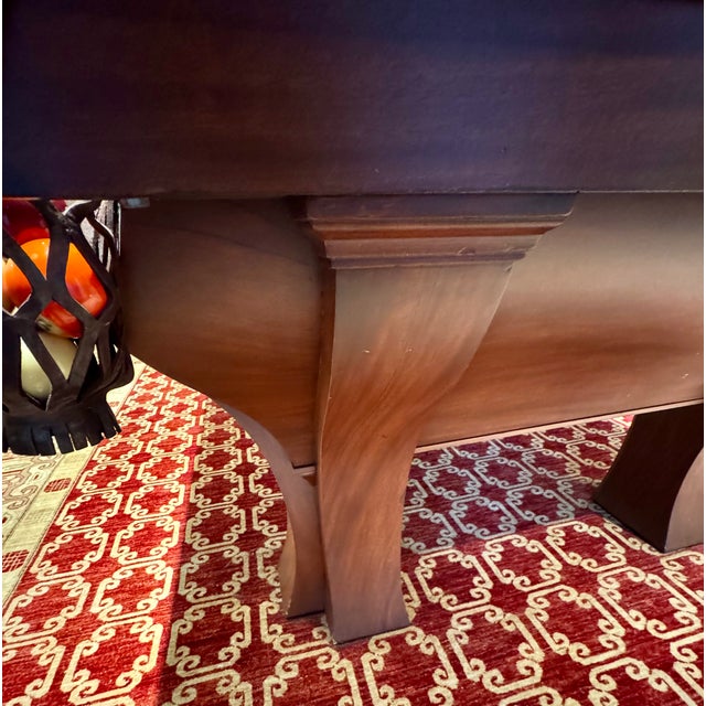 Arts & Crafts Antique Brunswick Rochester Pool Table Circa 1906 - African Mahogany For Sale - Image 3 of 17