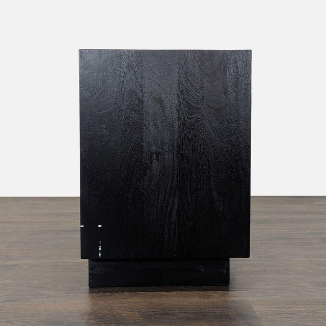 West Elm West Elm Carved Pattern Media Unit For Sale - Image 4 of 10