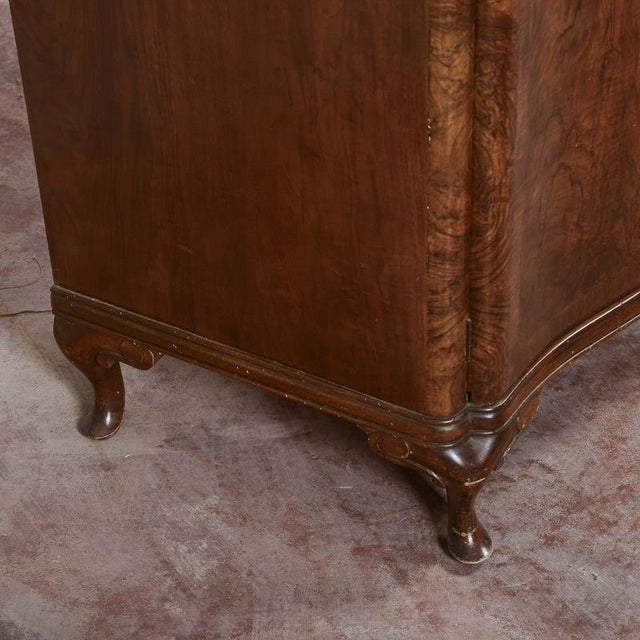 Wood Art Deco Two-Door Cabinet with Shelves and Drawers For Sale - Image 7 of 18