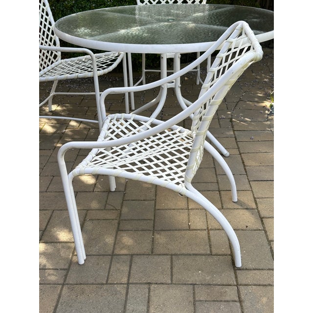 Brown Jordan Tamiami Patio Table & 4 Chairs Chairish