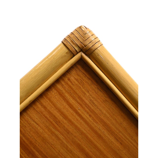 1960s Vintage Bamboo Bedside Tables, 1960s, Set of 2 For Sale - Image 5 of 13