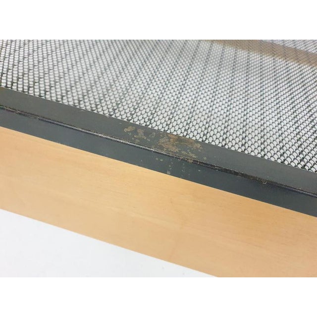 Wood Birch and Metal Bed by Cees Braakman for Pastoe, 1950s For Sale - Image 7 of 14