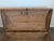 Brown Antique 19th Century Handcrafted Wood and Iron Chest Trunk For Sale - Image 8 of 12