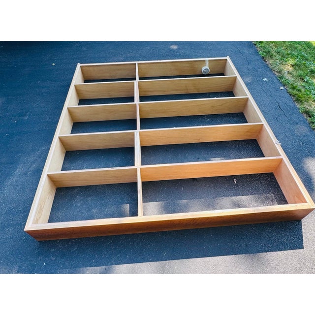 1980s Vintage 1980s Custom Birdseye Maple King Size Bed For Sale - Image 5 of 12