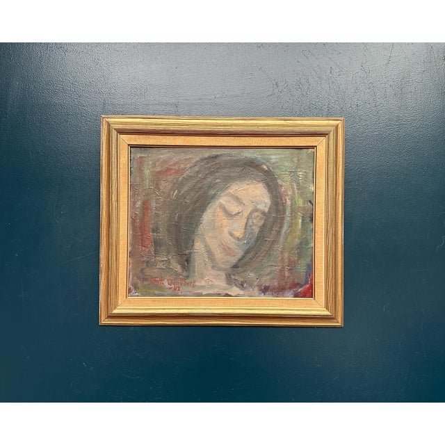 Eric Seth Lundberg, Portrait, 1942, Oil Painting on Panel, Framed For Sale - Image 18 of 18