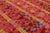 Vibrant Terracotta Geometric Kilim Rug Modern Swedish-Style Wool Flatweave 10x14 For Sale - Image 9 of 10