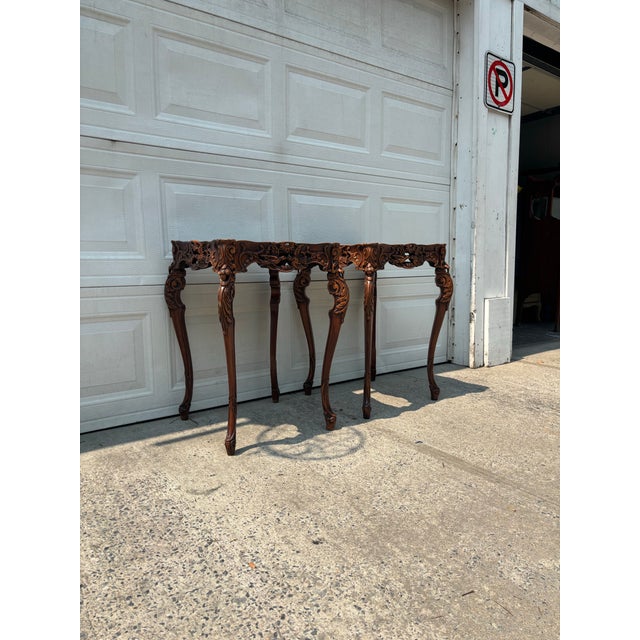 We have a beautiful pair of vintage Spanish Colonial Revival end tables for sale. These feature hand carved details,...