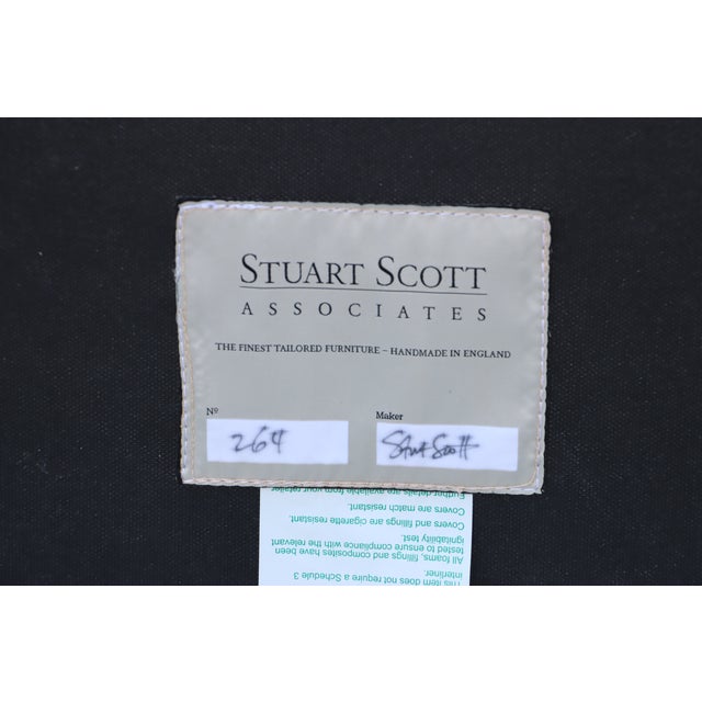 Stuart Scott Tufted Tux Club Chairs in Velvet For Sale - Image 17 of 18