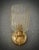 2000 - 2009 Murano Round Art Glass and Brass Gold Wall Light, 2000 For Sale - Image 5 of 9