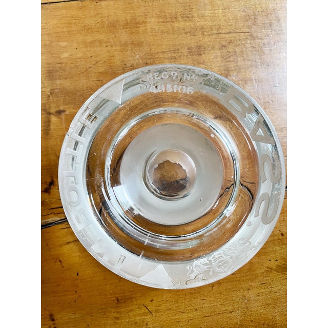 Glass Antique English Glass Bass Beer Advertising Match Striker For Sale - Image 7 of 7