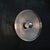 Holophane glass wall light metal E27 / E26 bulb holder with clear striped glass shade cast iron wall mount diameter 10.5...