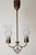 Art Nouveau Brass and Glass Hanging Lamp, 1920s For Sale - Image 8 of 14
