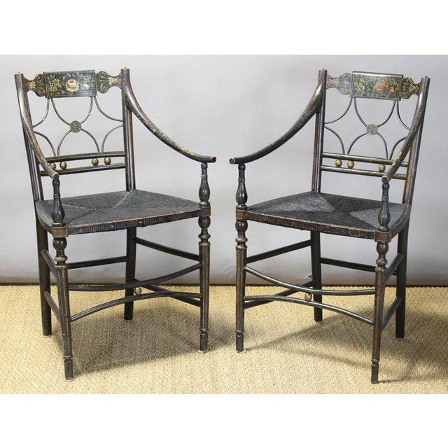 Set of 6 Early 19th Century American "Fancy" Dining Chairs Chairish