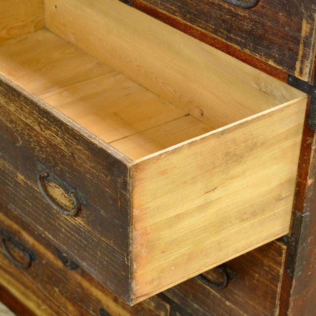 Late 19th Century Japanese Tansu Chest of Drawers, 1870 For Sale - Image 5 of 15