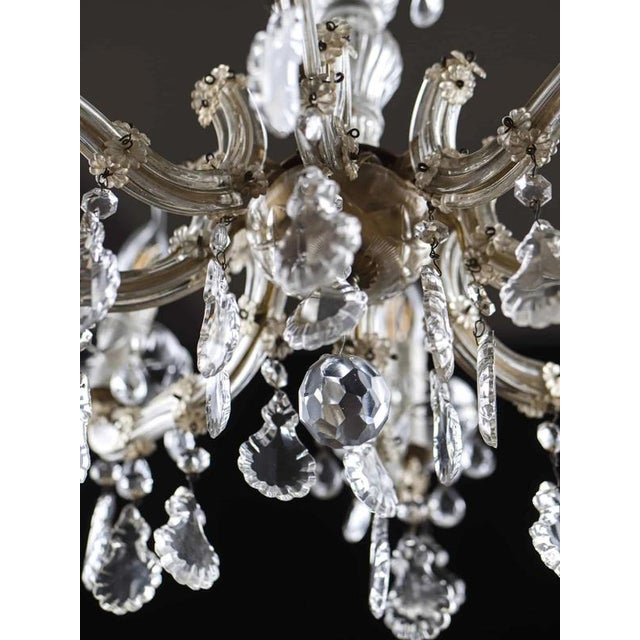 8-Arm Chandelier with Trimmings For Sale - Image 3 of 6