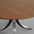 Round dining table (t69a) designed by osvaldo borsani and eugenio gerli in 1963/64. Produced by tecno. brushed metal base...