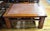Chinoiserie Coffee Table with Woven Rattan Top For Sale - Image 3 of 3