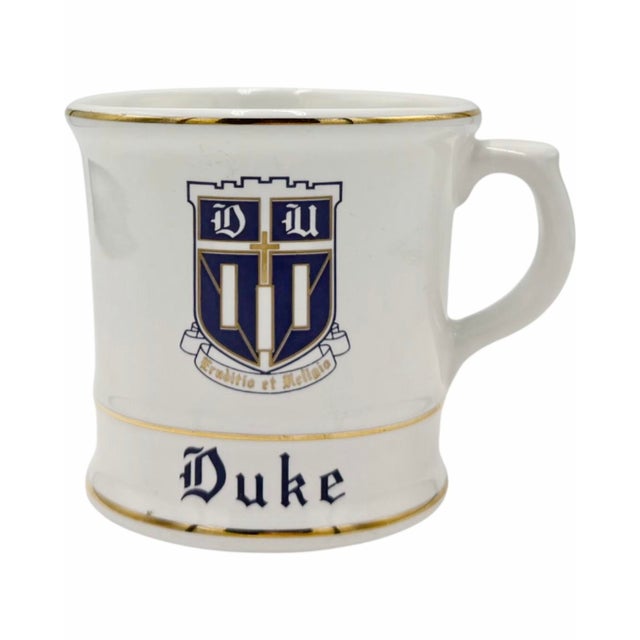 Ceramic Vintage Duke University North Carolina Ceramic Mug For Sale - Image 7 of 10