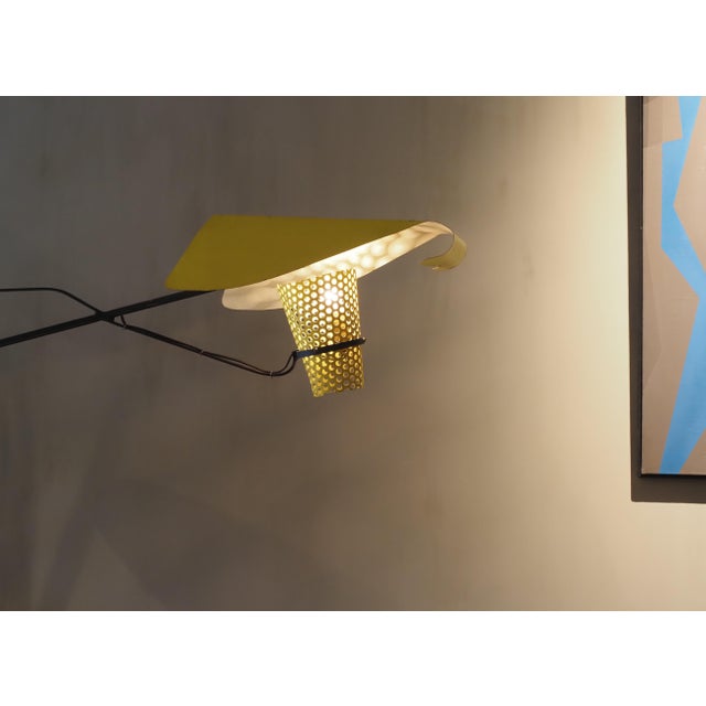 Model 128 Wall Light by Jacques Biny for Luminalité, 1950s For Sale - Image 10 of 15