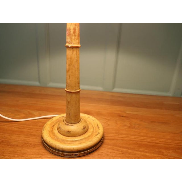 Hand-Carved Table Lamp, 1930s For Sale - Image 3 of 8