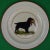 Mid 20th Century Set of 4 Vintage Cyril Gorainoff Hunting Dog With Pheasant Hand-Painted Bedford Ware Plates For Sale - Image 5 of 8