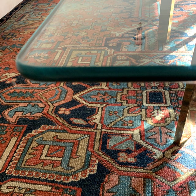 Milo Baughman, Thayer Coggin Brass Double X Coffee Table For Sale - Image 10 of 11