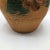 Large Hand Thrown 3 Handle Terra-Cotta Vase Floral Decorated For Sale - Image 12 of 13