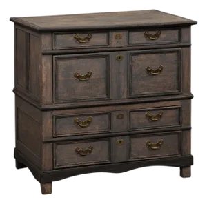 Late 18th C. English Chest W/ Great Hardware
