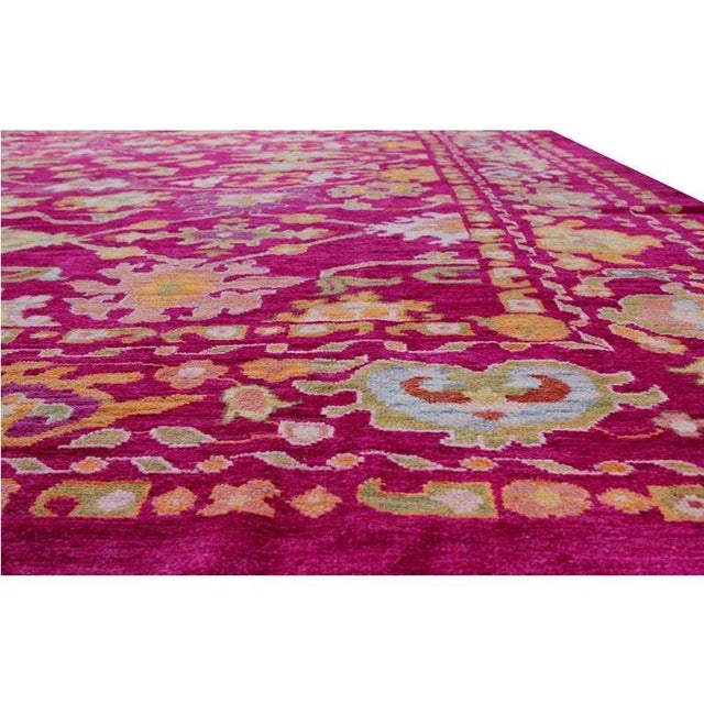 Handwoven Persian Sultanabad Area Rug 12’1″ X 16’10” For Sale - Image 12 of 13