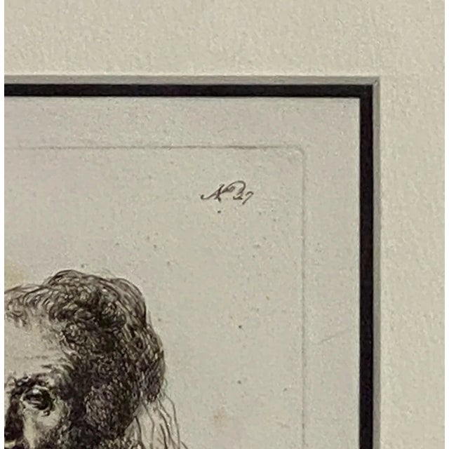 Late 18th Century Rembrandt Etching #27, by Francesco Novelli For Sale - Image 4 of 4