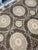 Mid-Century Modern Large Cotton Suzani From Samarkand Uzbekistan, 1930s Suzani Terracotta Wall Hanging Tapestry - Neutral Uzbek Bedspread For Sale - Image 3 of 12