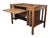 1920s Restored Antique Mission Oak Drop-Leaf Writing Desk, C. 1920s For Sale - Image 5 of 15