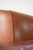 Sheepskin 2-Seater Sofa with Warm Cognac Brown Color Scheme and Finish with Black Piping For Sale - Image 12 of 15