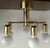 Hollywood Regency Space Age Brass Ceiling Light For Sale - Image 9 of 11