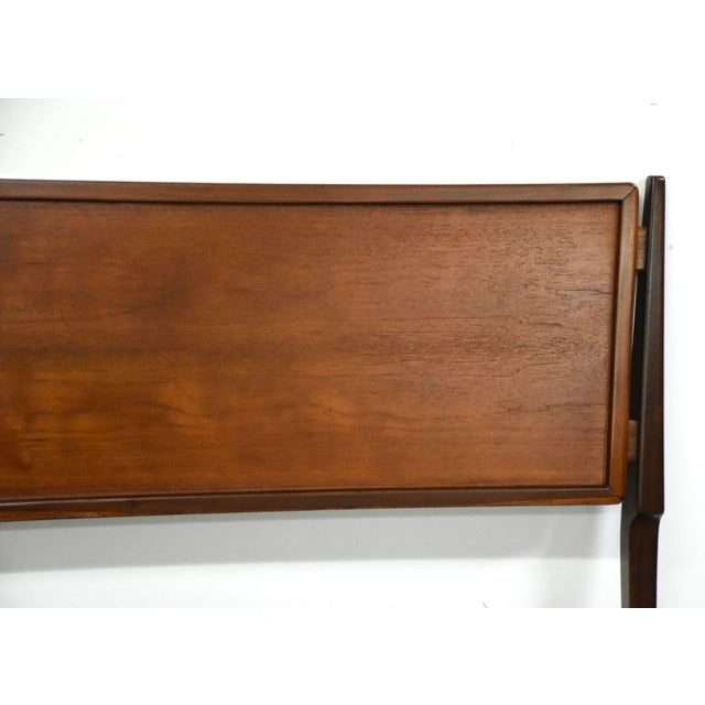 Ib Kofod-Larsen Danish Modern Teak King Headboard by Kofod Larsen for Selig For Sale - Image 4 of 6
