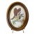 1950s Boehm Porcelain Fledgling Wall Art Bas-Relief Oval Frame For Sale
