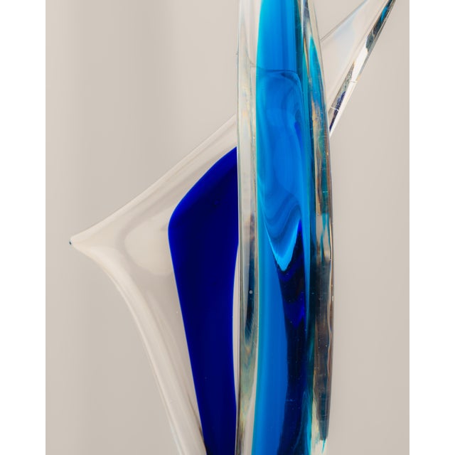 Murano Glass Sculpture from Stefano Toso, 1980, in Flawless conditions. Designed 1980 to 1989 This piece has an...