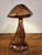 Hand-Carved Wooden Mushroom Table Lamp with Integrated Led For Sale - Image 16 of 18