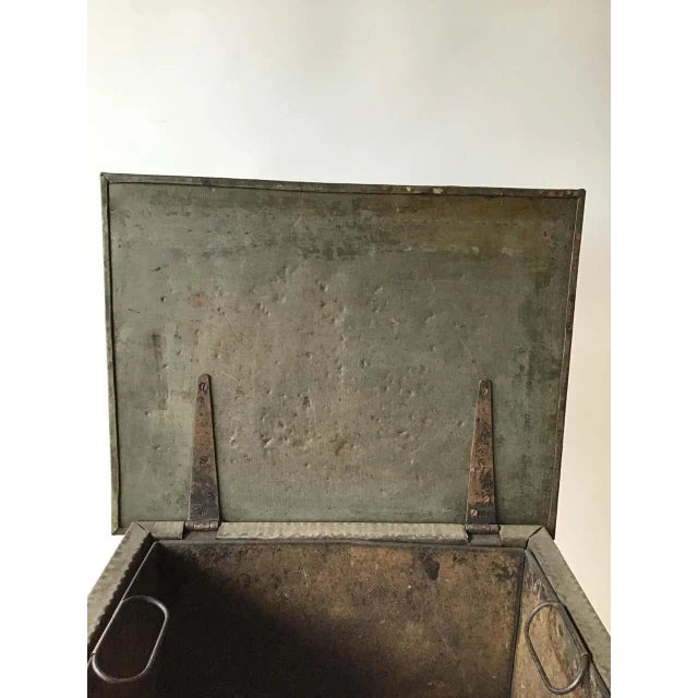 1900s Iron&Tin Coal Holder For Sale - Image 4 of 13
